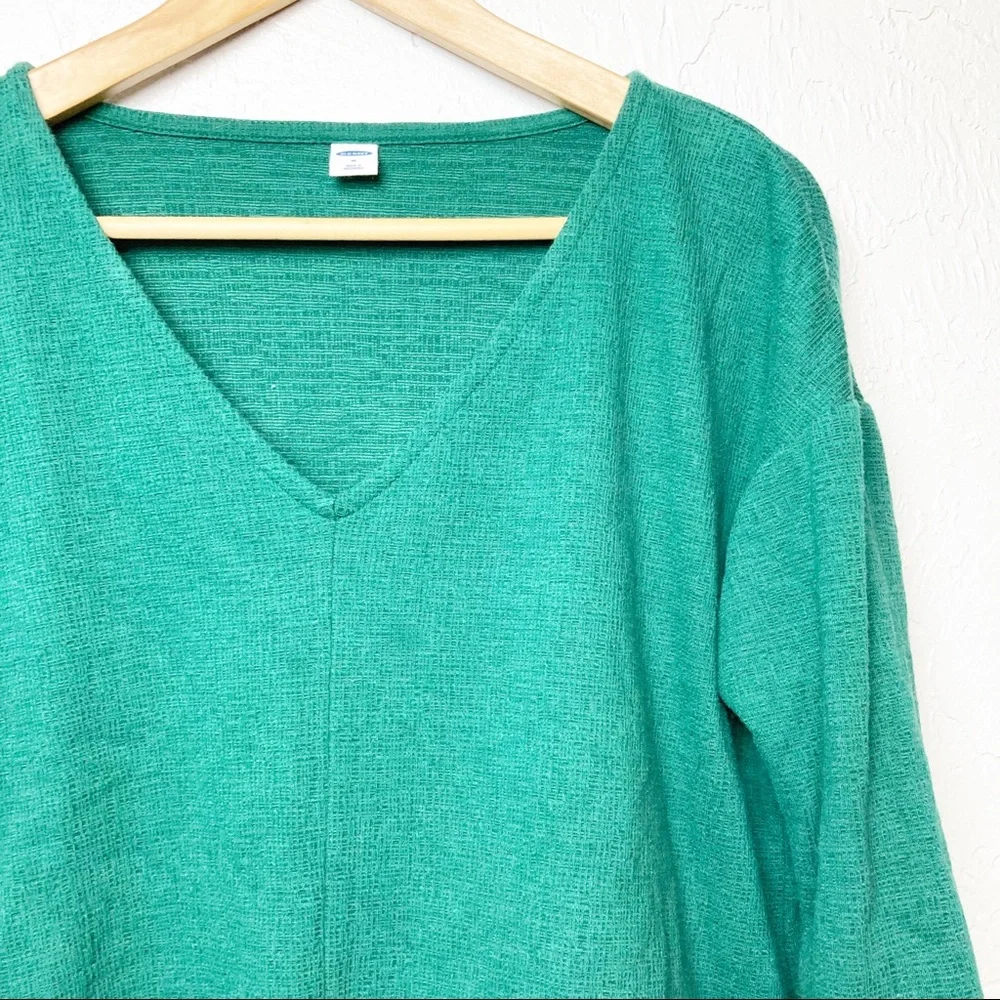 Old Navy tie front long sleeve shirt